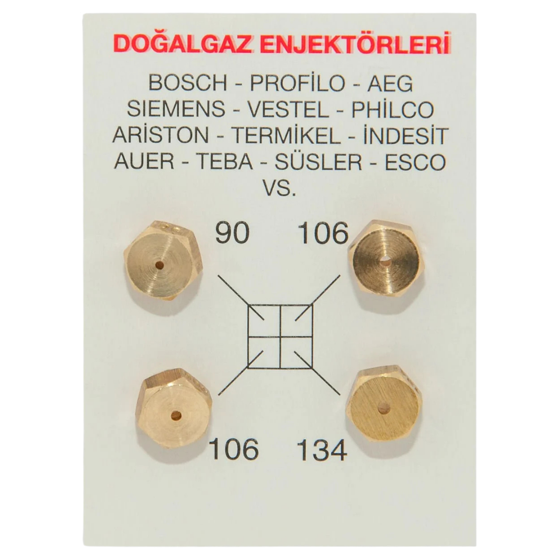 Doğalgaz Ocak Dönüşüm Memesi