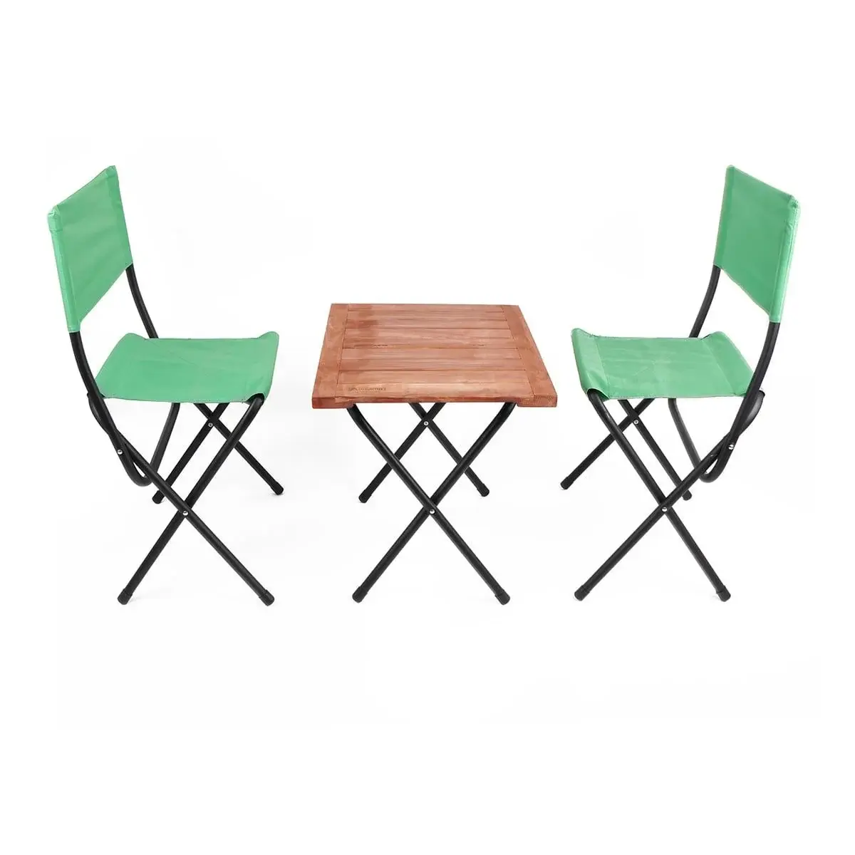 Ahşap Kamp Tabureli Masa Seti