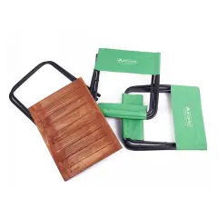 Ahşap Kamp Tabureli Masa Seti