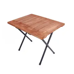 Ahşap Kamp Tabureli Masa Seti